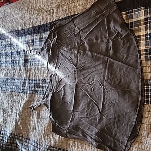 TORRID BLOUSE GREY STONE WASHED COLOR